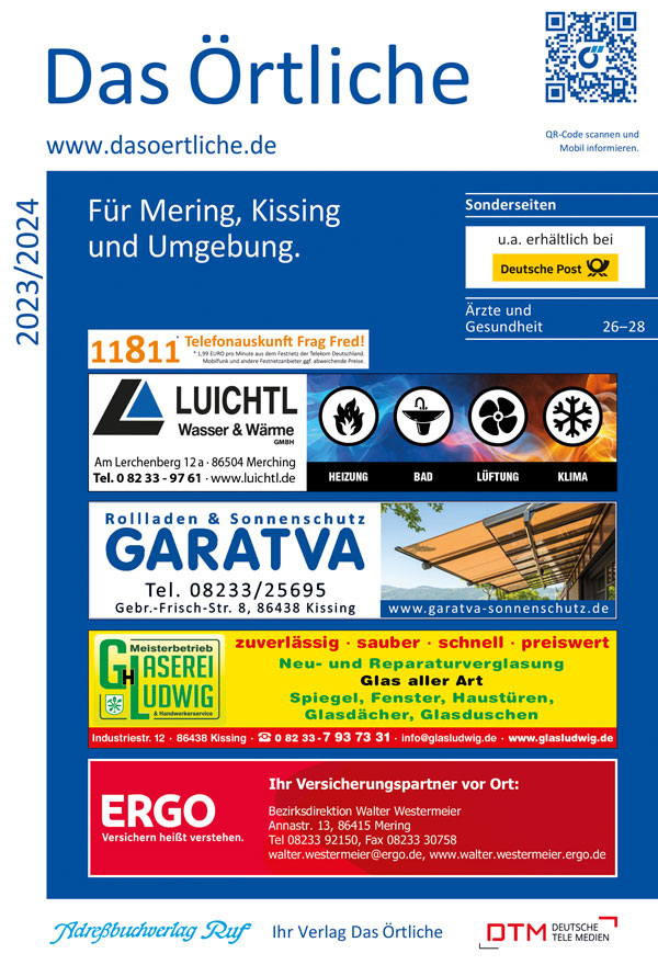 Mering, Kissing und Umgebung